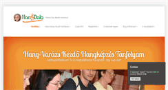 Desktop Screenshot of hangdala.hu